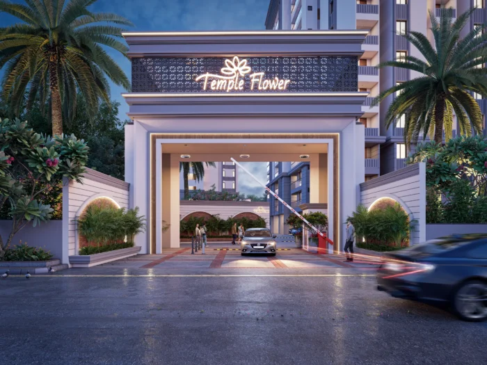 01_Gate Front View_Night@Imagine3d