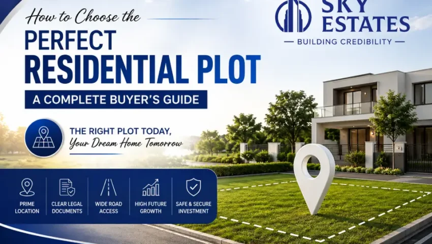 How to Choose the Perfect Residential Plot for Your Dream Home: A Complete Buyer’s Guide